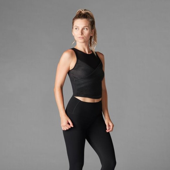 Tavi Noir Pleated Bra Tank - Picture 1 of 5